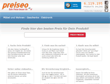 Tablet Screenshot of preiseo.de